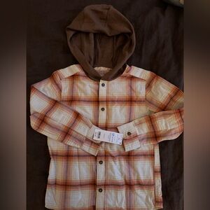 Plaid Kids Jacket with Hood Carter’s 5T Brand New